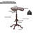 Dicle Swivel Iron Adjustable Height Counter Stool with Iron Frame-1926802423