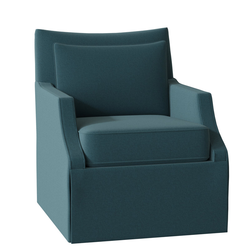 Fauteuil l 29 po Holly, 8789 100% polyester turquoise, Montego Bay