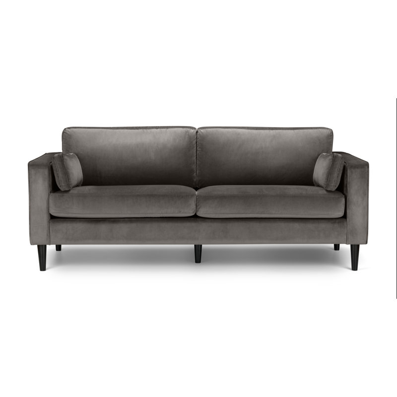 Gagarin 3 Seater Velvet Sofa, Grey