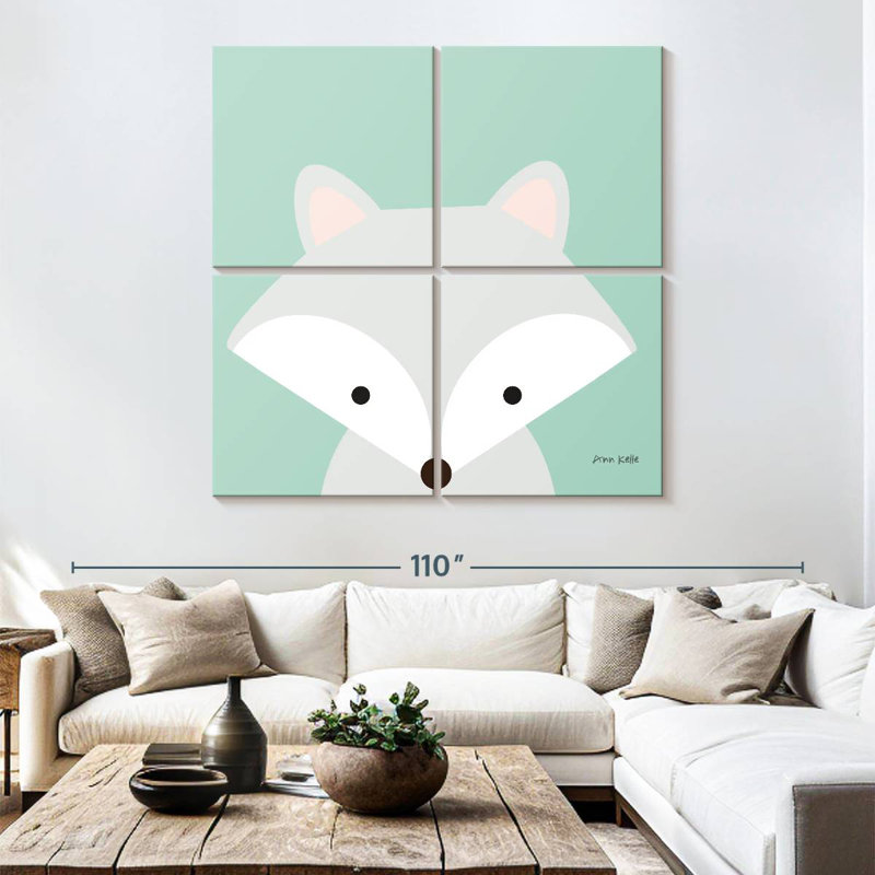Ashelle Cuddly Fox, H 74 po x l 74 po