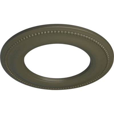 Médaillon de plafond classique Endurathane Bradford, DO 13 po x P 7 1/2 po x P 3/4 po (convient aux auvents jusqu'à 8 5/8 po), finition hamamélis peinte à la main