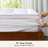 Bedsure Pillow Top Mattress Topper Twin/TwinXL for Dorm & College, White Cooling Breathable Mattress Pad with Deep Pocket-128635863-128635865