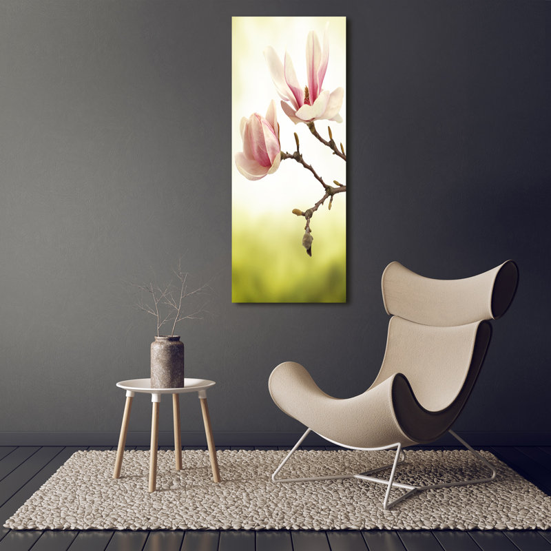 Magnolia Flowers - Wrapped Canvas Print