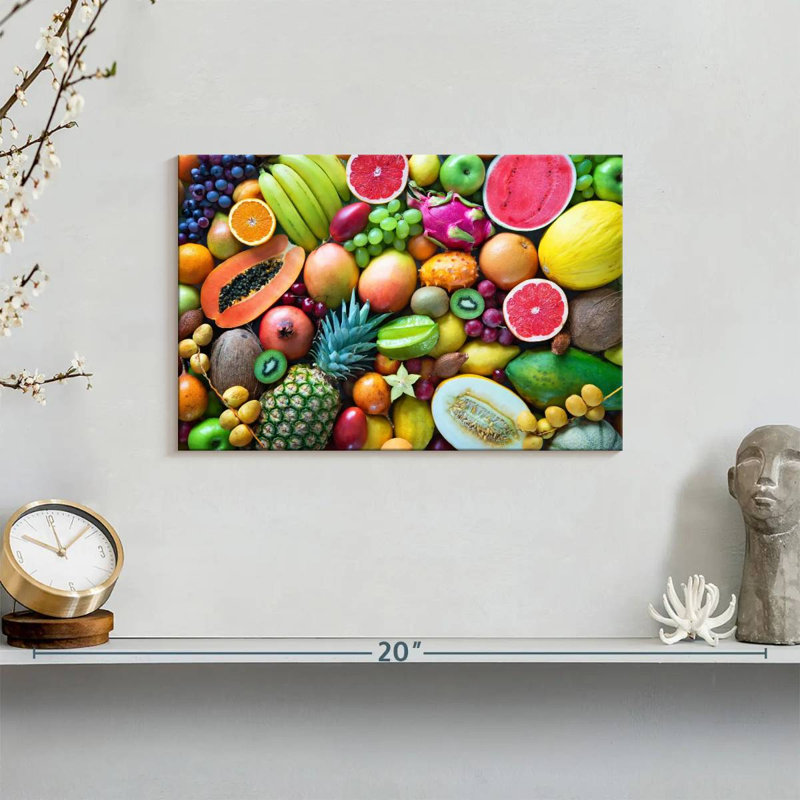 Yarlin fruits tropicaux mûres, H 8 po x l 12 po