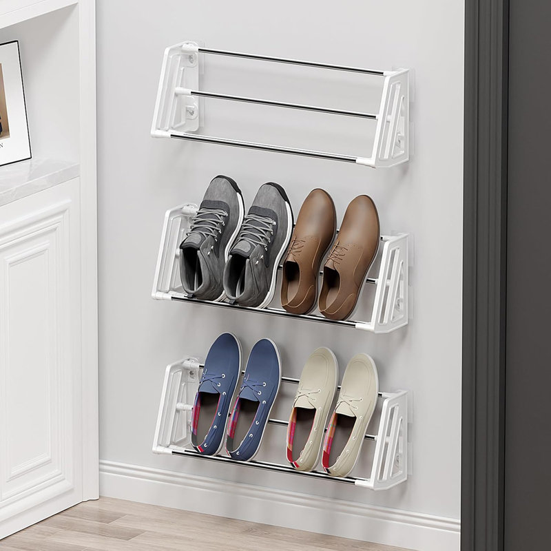3-pack Hanging Shoe Rack White
