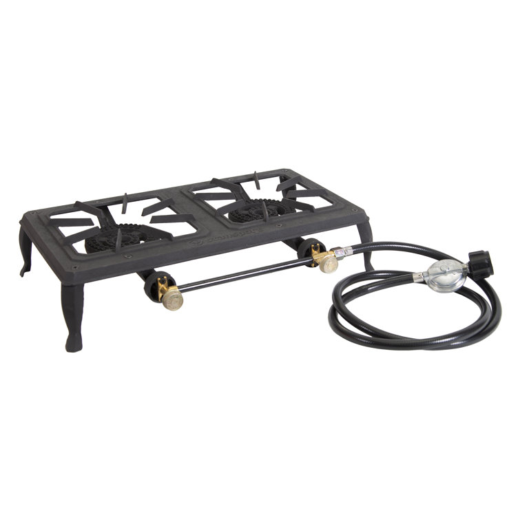 2-Burner Propane Stove with Grill - Stansport