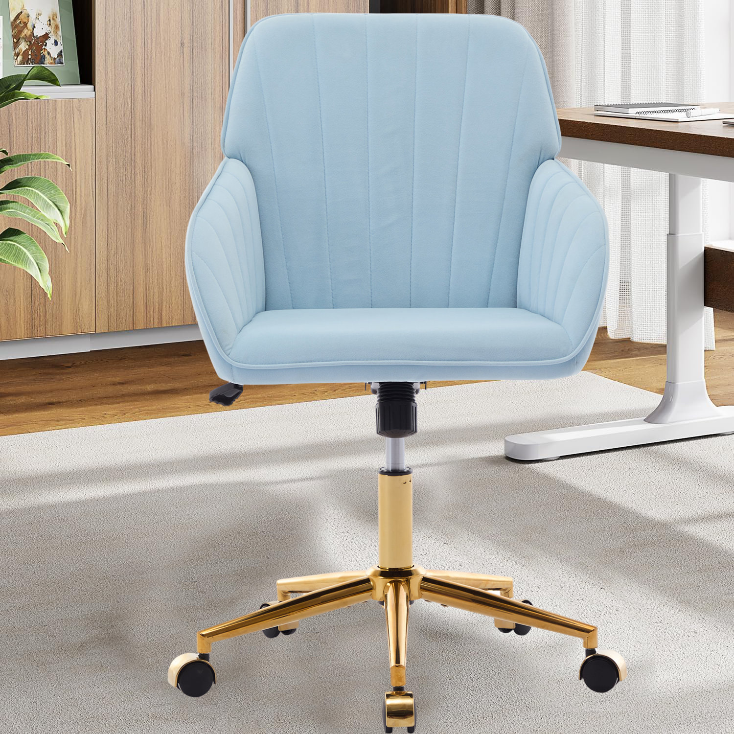 Makeup Vanity Desk Chair Vanity Chair Velvet Mercer41 Velvet