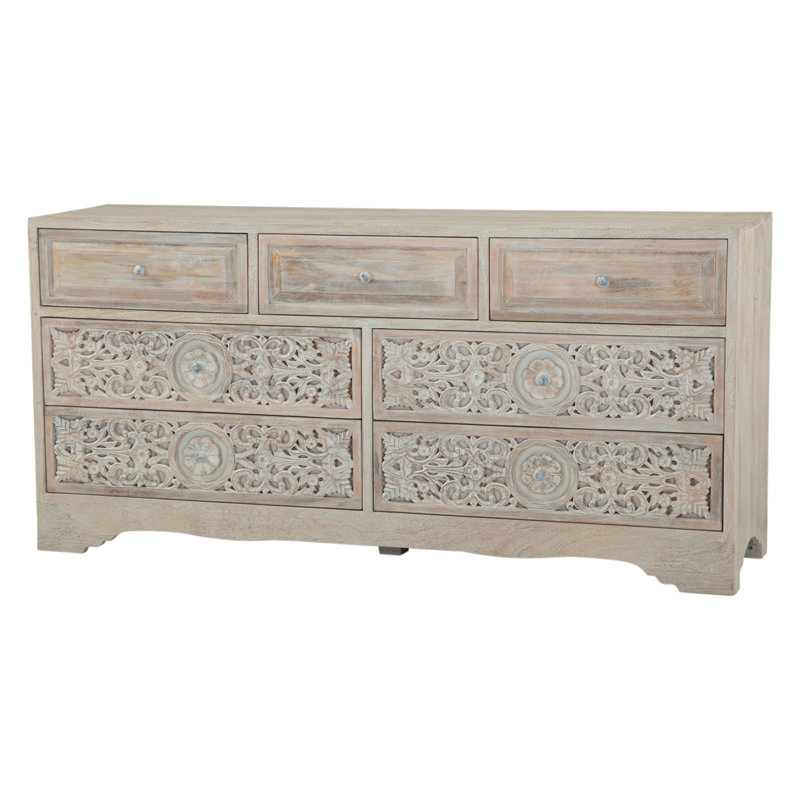 7 - Drawer Solid Wood Dresser
