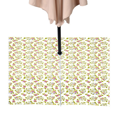 Plumeria Bouquet Water Repellent Tablecloth