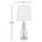 18.5" Clear Table Lamp Set