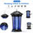 Bug Zapper Outdoor Waterproof -360°PROTECTION, 110OSO FT COVERAGE