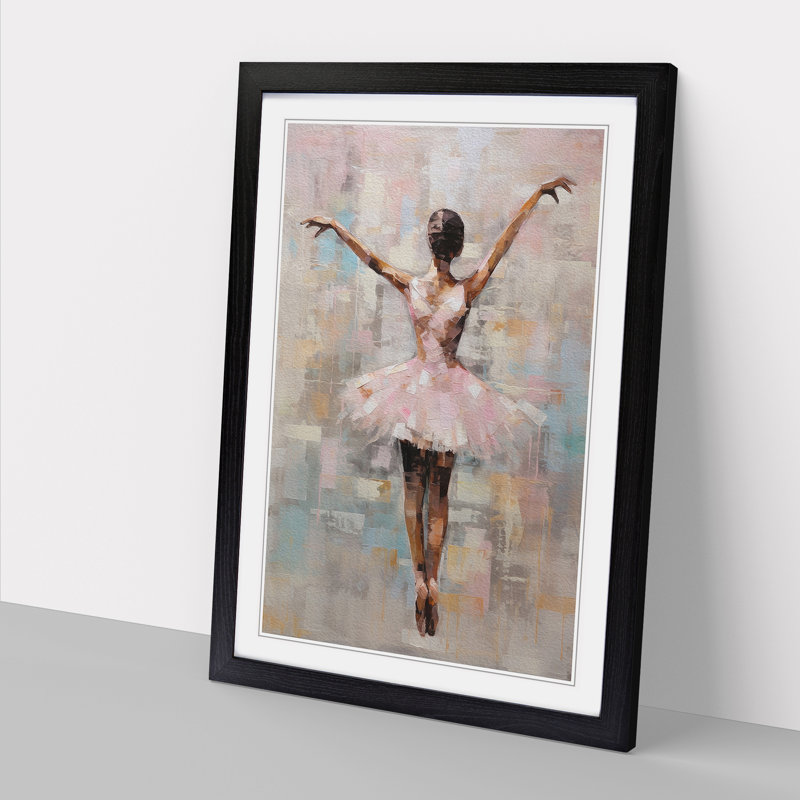 Single Picture Frame Print on Wood, Black Framed, 34cm H x 25cm W