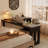 Black L-Shaped Solid Wood desks-1020992569-1020992570