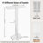 KES Bathroom Freestanding Towel Rack Equal-height 37" H with Marble Base Fits Large Bath Towel, Brushed Finish-93425365