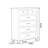 White Solid Wood Accent Cabinet