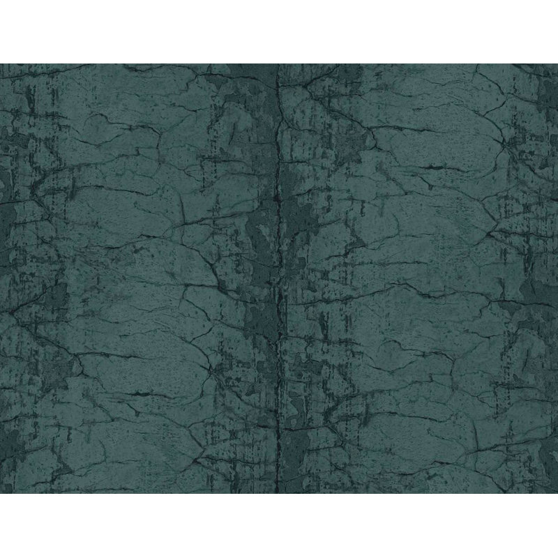 Papier peint abstrait Altjira, Vert paon