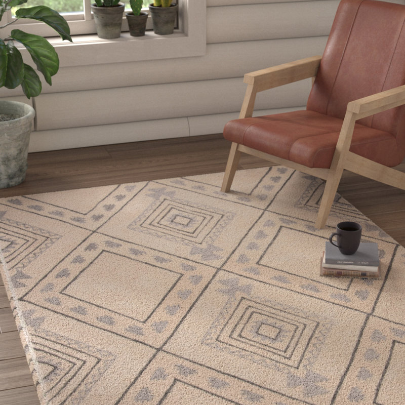 Powell Hand Tufted Performance Southwestern Rug, Rectangle 8' x 10'