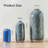 Grey Blue Ceramic Vase