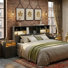 81.5"w Modern Bookcase Headboard With 2-drawer Nightstand Set (queen)