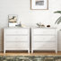 Ensemble de commode 3 tiroirs (ensemble de 2)