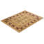 Tapis unique noué à la main olive, ivoire, marron et orange noué à la main 9 pi x 12 pi 4 po Tyanna Eclectic