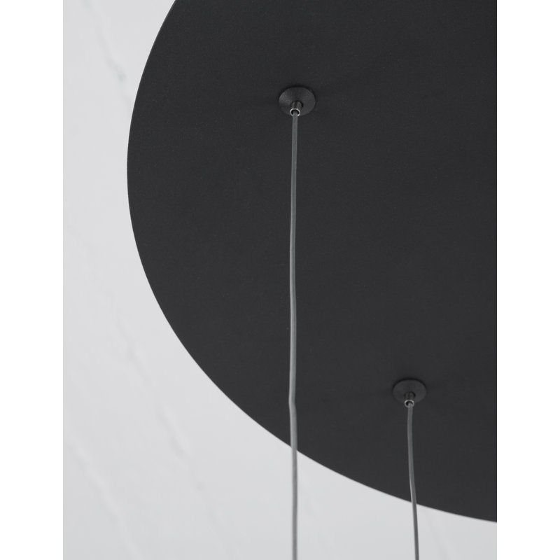 5 - Light Black LED Cluster Pendant