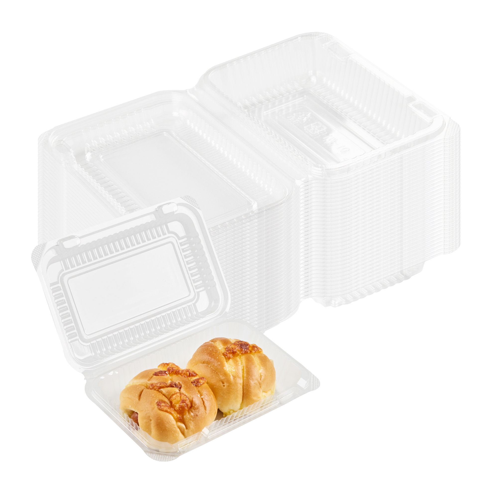 Restaurantware Thermo Tek 6 x 4 x 1.5 Inch Food Containers, 100 ...