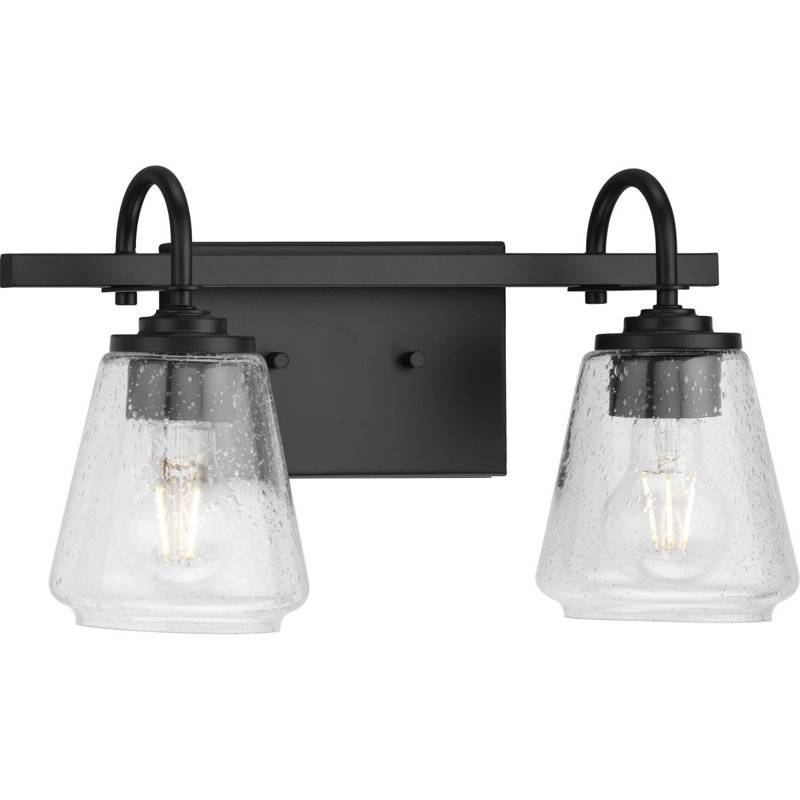 Martenne Dimmable Vanity Light, 2, Matte Black