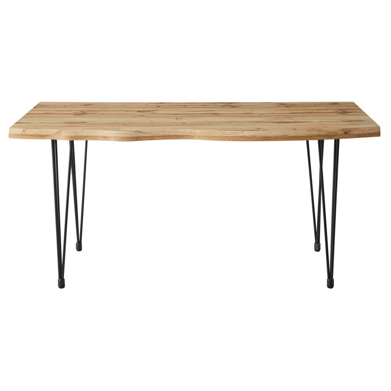 Mileta Metal Base Dining Table, H76 x L160 x W90cm