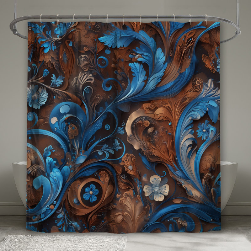 Rideaux de douche Intricate, L 70 po x H 72 po
