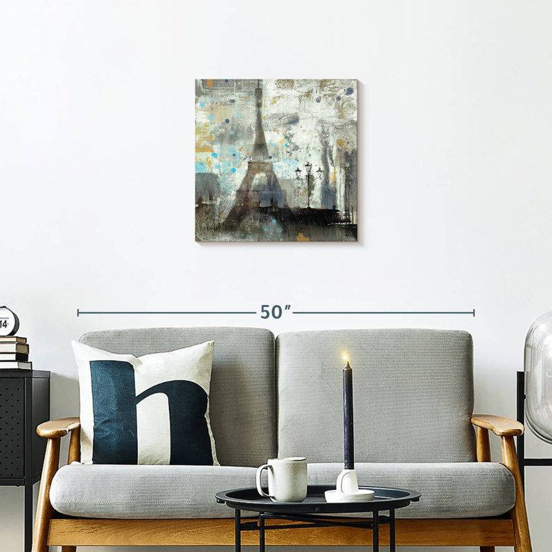 Nicci Eiffel Tower Neutral, 20" H x 20" W