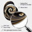 Eastbourne - Art mural asymétrique en forme de poire en spirale abstraite-105754906