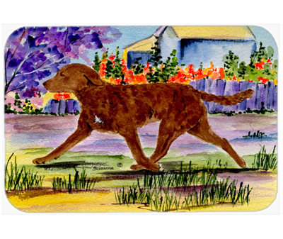 Planche à découper en verre trésors caroline Chesapeake Bay Retriever