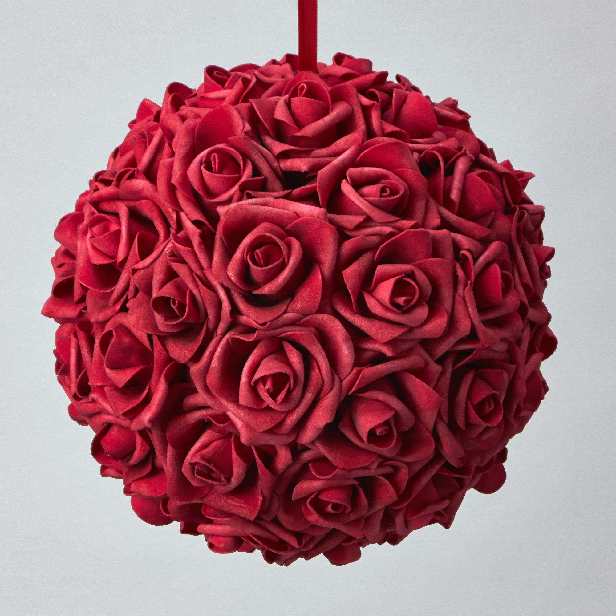 The Party Aisle Ball Foam Rose Floral Arrangements and Centerpieces & Reviews | Wayfair