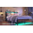 Annice Bed Frame with LED Light and Charging Station,Metal Platform with Power Outlets,Noiseless,No Spring Box Needed-961701107-987542972