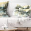 Coussin lombaire Landscape River in Winter
