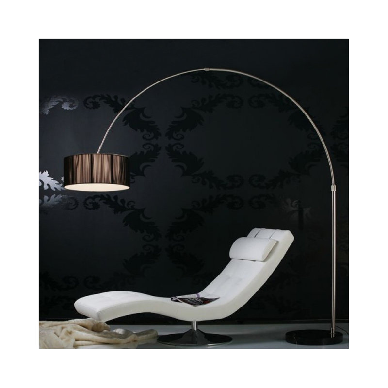 225 Cm Herwig Arc Lamp, Black