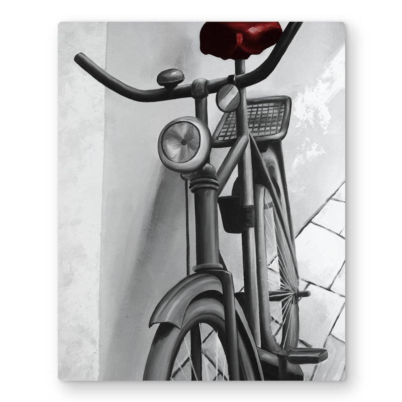 Abandoned Bicycle Metal Print | Unique Home Decor Art