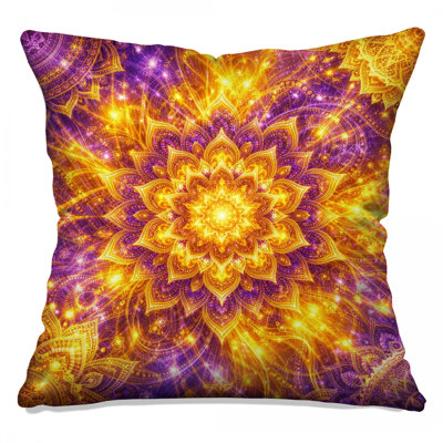 Coussins décoratifs Golden Mandala