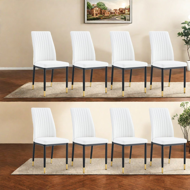 Ensemble de 6 chaises de salle à manger à dossier haut Comfort