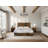  Adainville 48.4" Full Size Solid Wood Bed Frame With Panel Headboard,Black-284166720-284166723