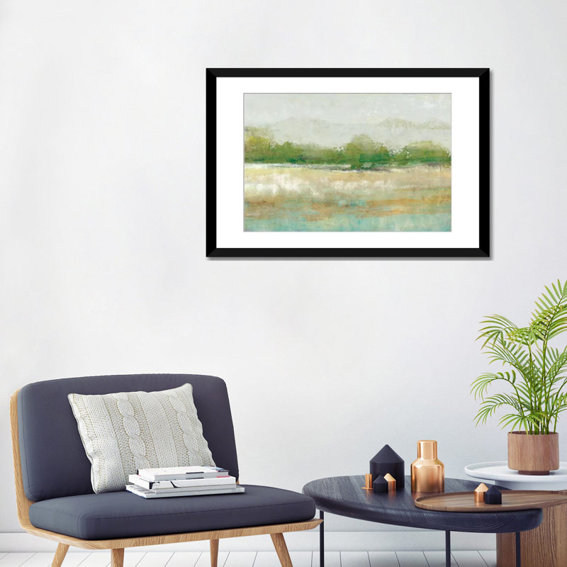 «Spring Treeline I» par Timothy O 'Toole, reproduction sur toile tendue, H 16 po x l 24 po x P 1 po, Blanc