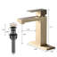 Robinet de salle de bain à poignée simple en acier inoxydable-115745054
