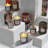 After Hours Scented Candle for Living Room - Decorative Candles with Relaxing Glow for Coffee Table or Bookshelf Decor - 4", Orange & Red