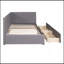 Lit de jour rembourré avec 2 tiroirs de rangement, structure de canapé-lit simple, aucun sommier nécessaire, tissu en lin-507507275