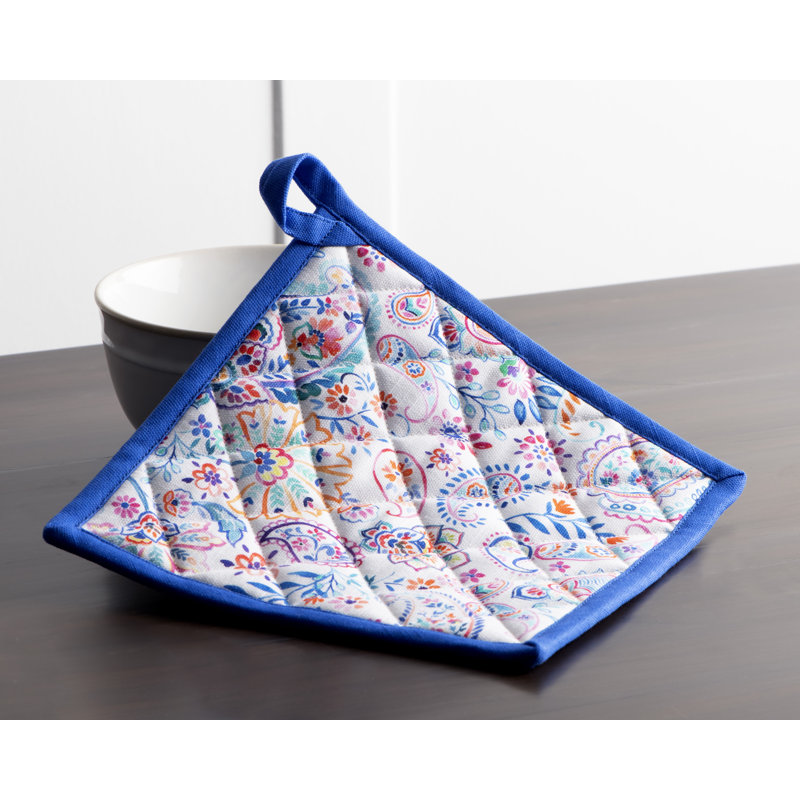 Ensemble de pot à fleurs 100% coton indien Maison d'Hermine - 8 po x 8 po