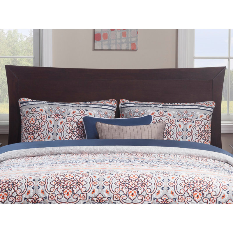 Marshfield Low Profile Solid Wood Platform Bed, Full, Walnut