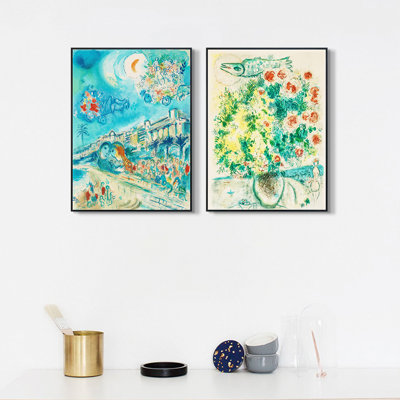" Series#24 " by Marc Chagall 2 Piece Art Print