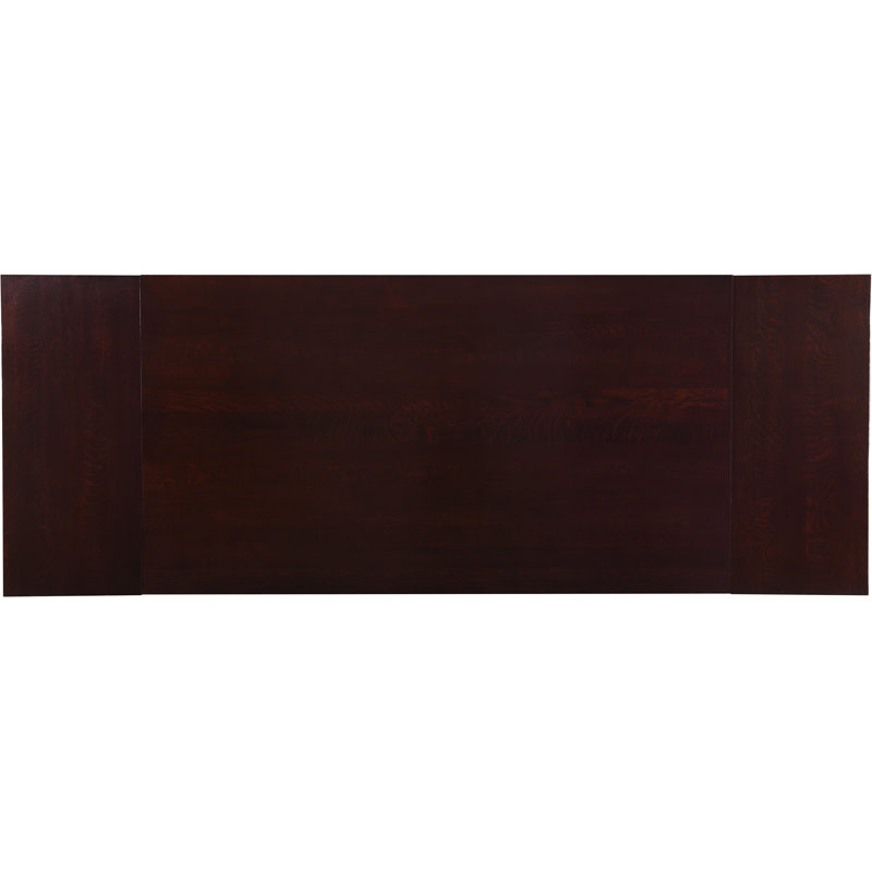 Park Slope Extendable Solid Wood Trestle Dining Table, Centennial