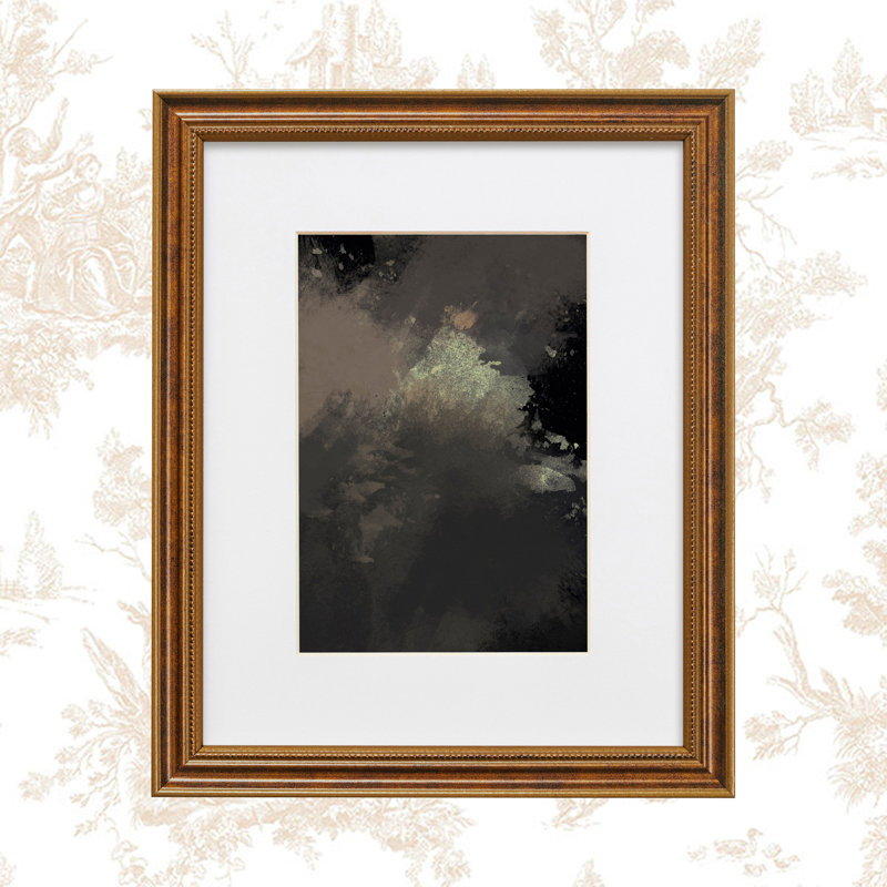 Avarika Wood Beaded Picture Frame with Mat, 20" x 24" Matted to 16" x 20", Bronze